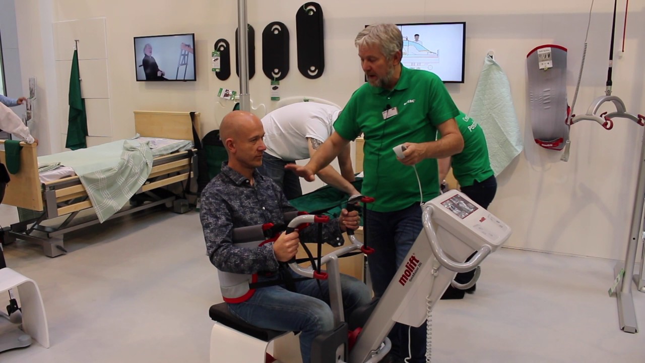 Molift QuickRaiser 205 - Demonstration at Rehacare 2016