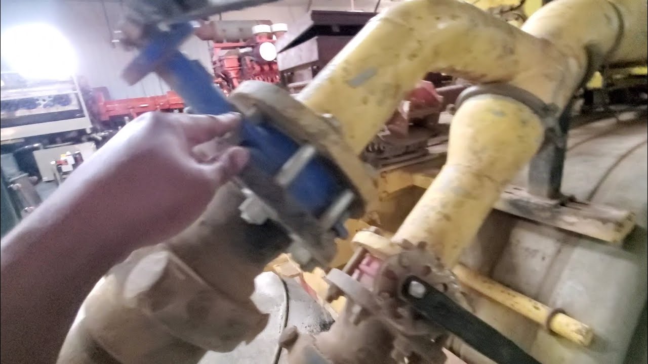 Running a Oilfield Frac pump notes and maintenance