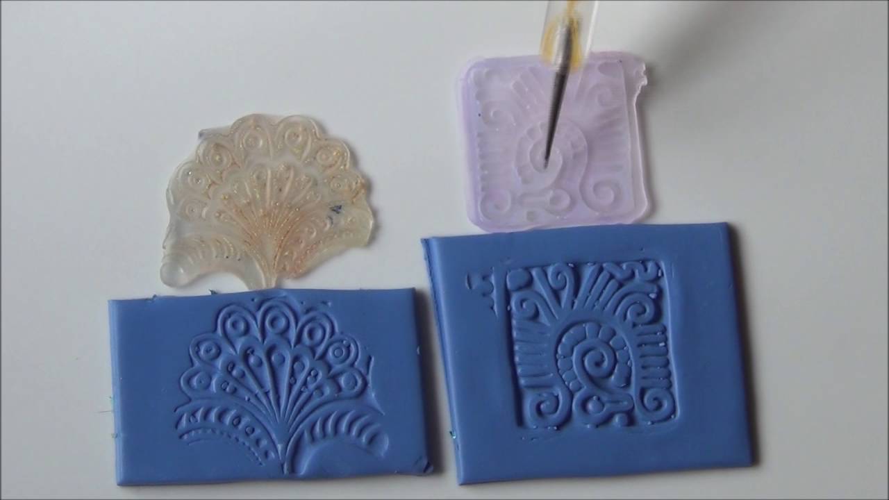 Astuce fimo polymere texture et tampons à motifs à faire soi même