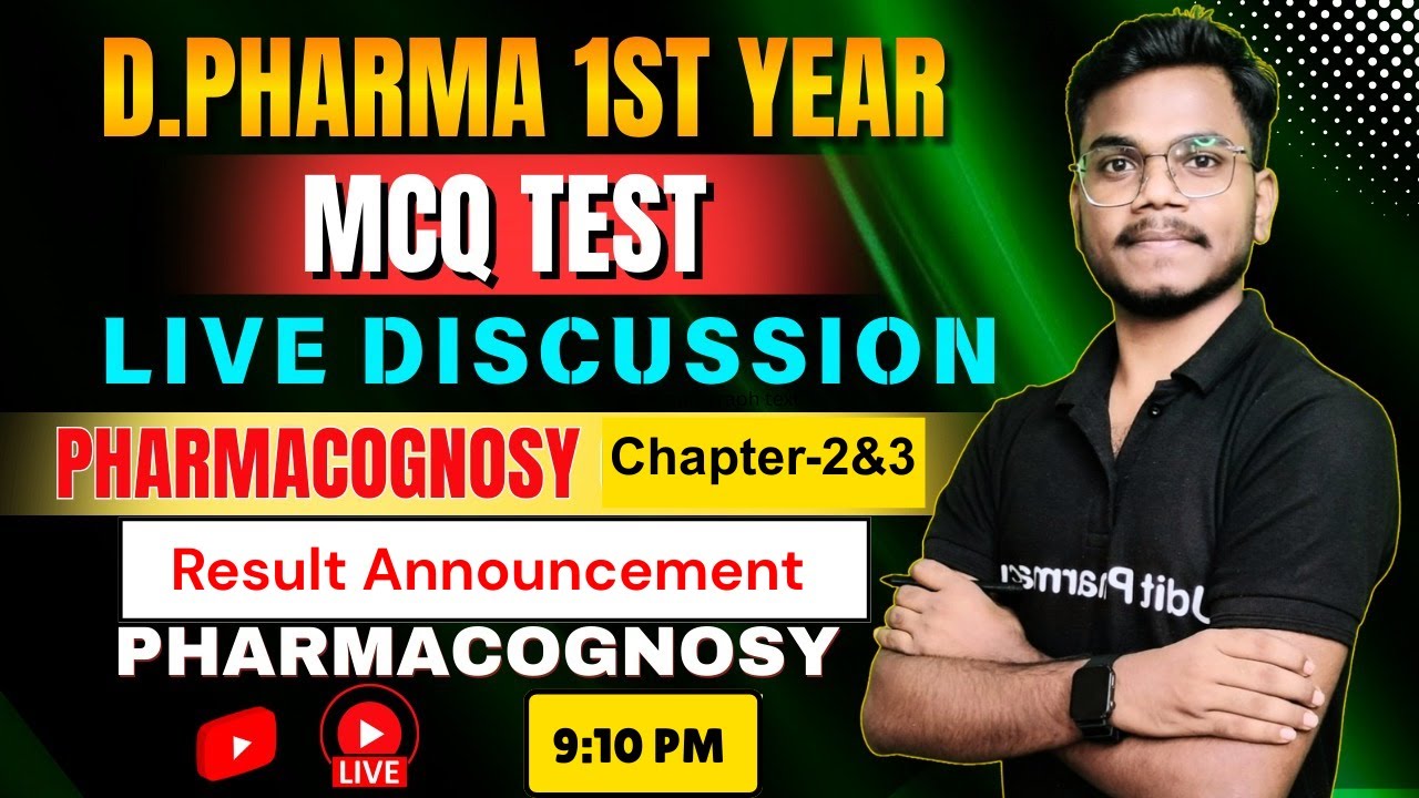 🎯D.Pharma 1st Year || Pharmaceutics Chapter-2&3 MCQ Test  Live Discussion || By-Mithilesh Sir