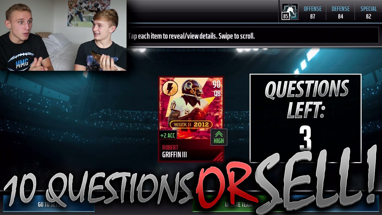 10 QUESTIONS VS. CONNOR! 90 OVERALL FLASHBACK WAGER! Friday Game Modes! Madden Mobile 17