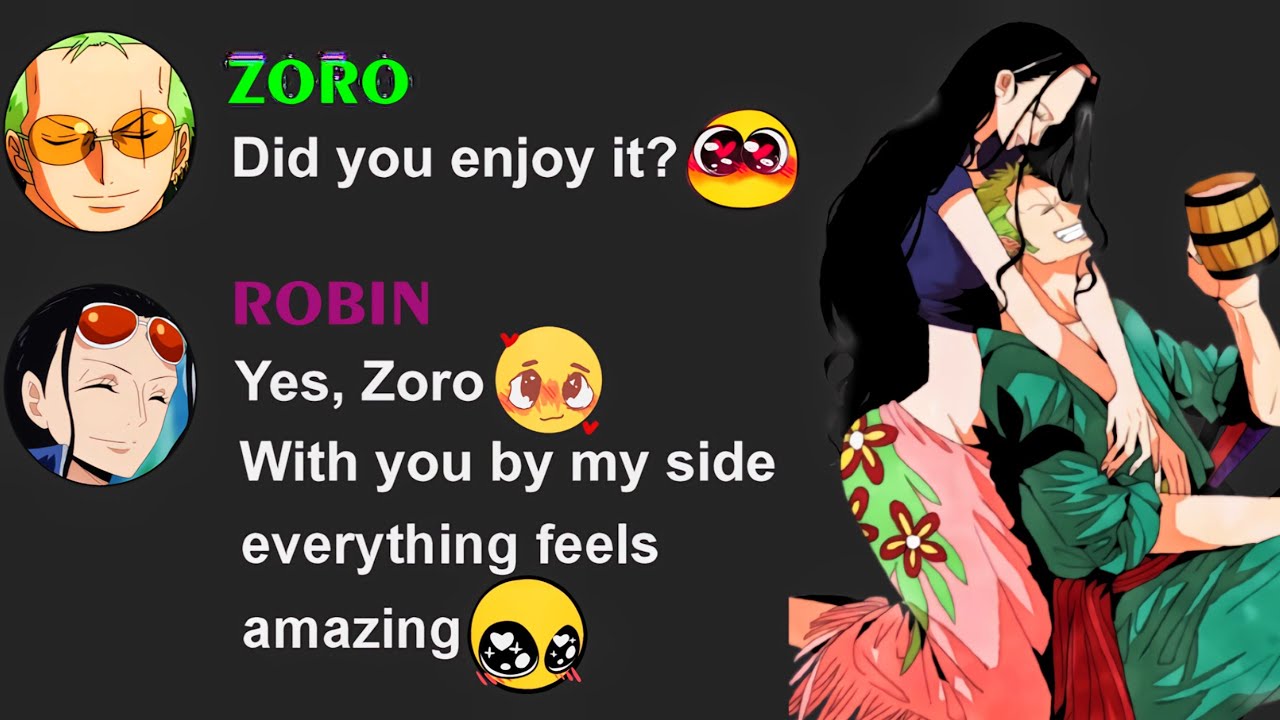 Zoro and Robin went on a Picnic Date | If Zoro met Robin for first time (pt 3) | OP discord  server
