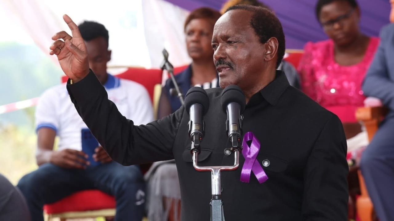Live: Kalonzo Attending the Burial Service of his brother the Late Kelvin Musyoka, Kitui County