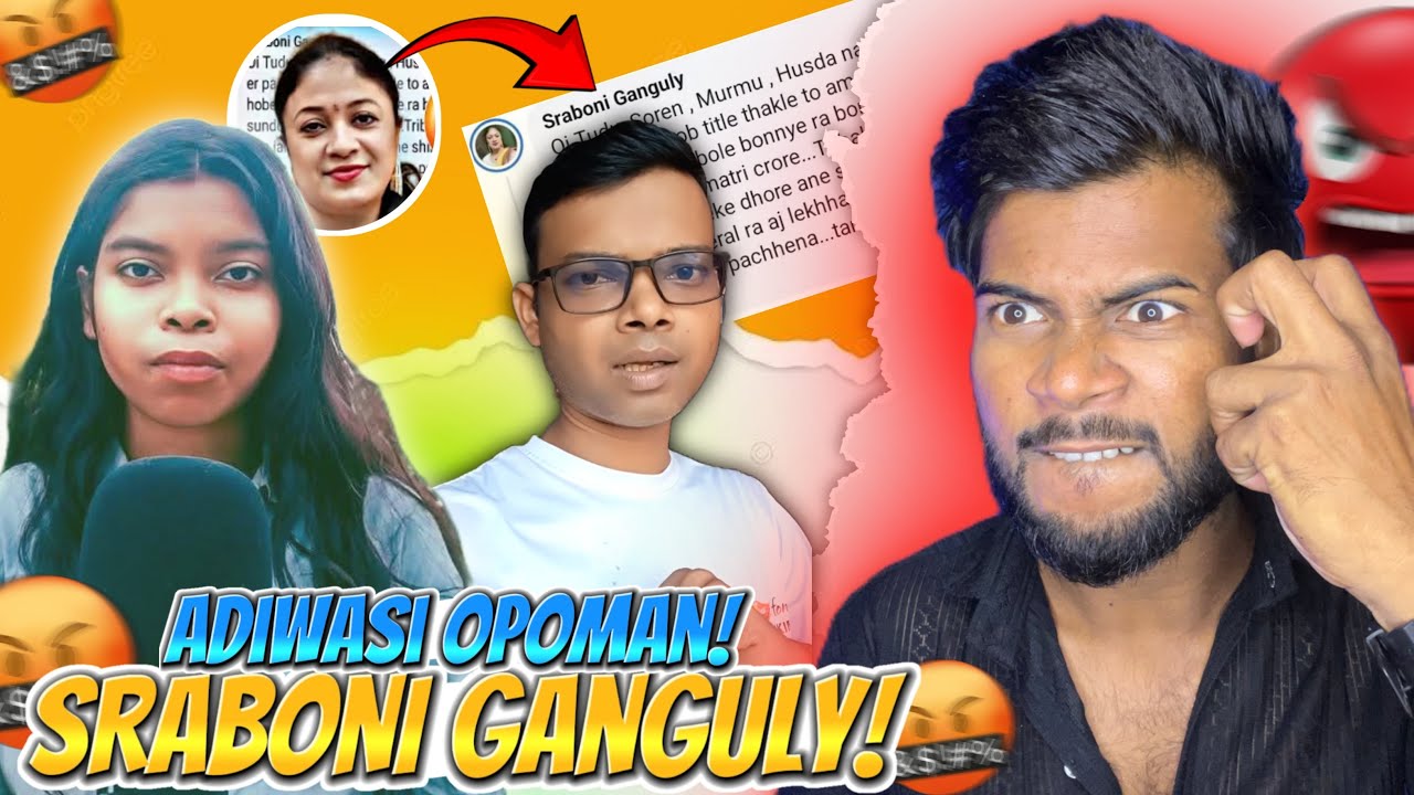 SRABONI & BANGLADESH 🇧🇩| NEW SANTALI ROASTING VIDEO 2025 | ST HEREL😈
