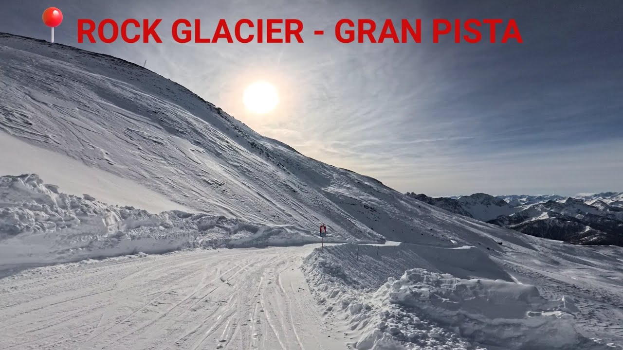 BARDONECCHIA SKI - JAFFERAU - Red Slopes -  Piste Rockglacier , Gialla e GranPista ROSSE Integrali
