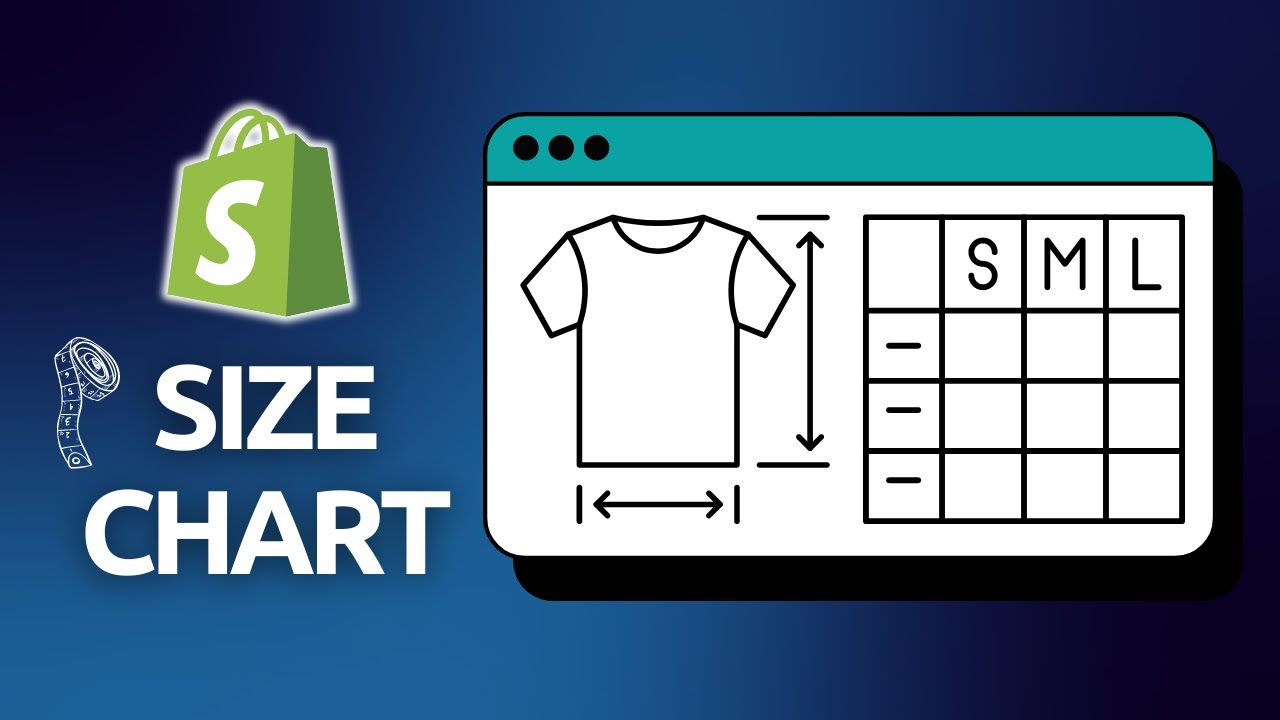 How To Add A Size Chart On Shopify