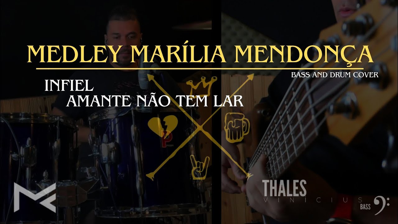 Medley Infiel/Amante Não Tem Lar - Thales Vinícius ft. Mateus Ferreira | Baixo e Batera Cover