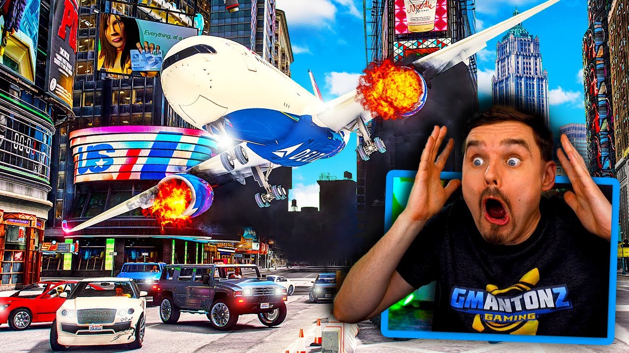 Airbus A350 CRASH LANDS in Liberty City! (GTA 5)