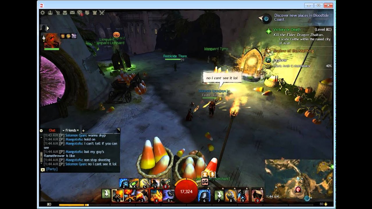 Halloween Guild Wars 2 Flamethrower Glitch