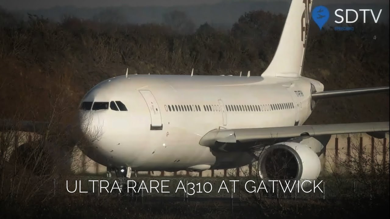 Ultra Rare Gatwick movement || 30 year old A310 || Ex State of Kuwait