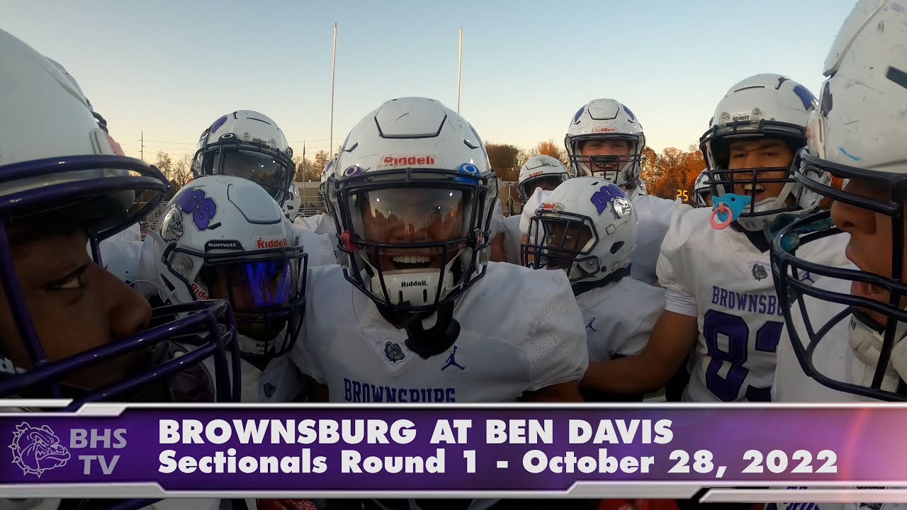 2022 Week 10 SIGHTS & SOUNDS - Brownsburg at Ben Davis (Sectionals Round 1)