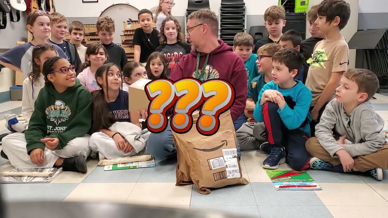 Another epic Deep Music Mystery Unboxing using funds from the Pearson Educational Foundation grant.