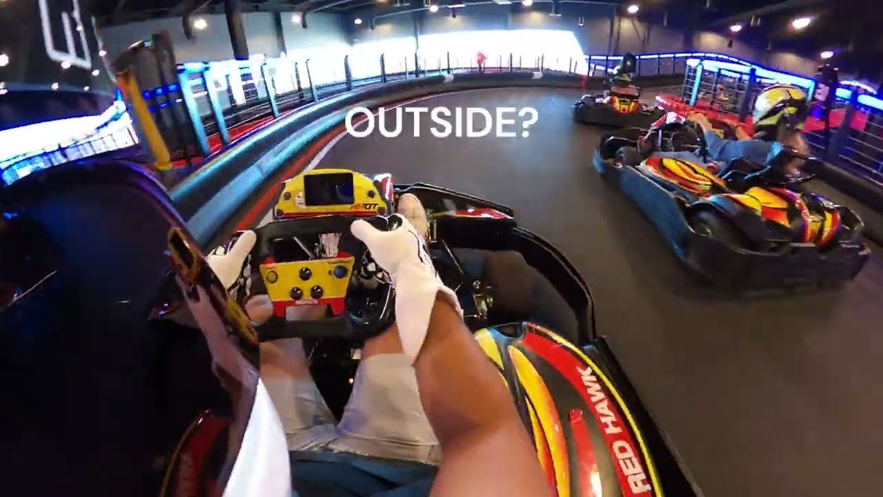 Go Karting at Red Hawk Apex Through Traffic