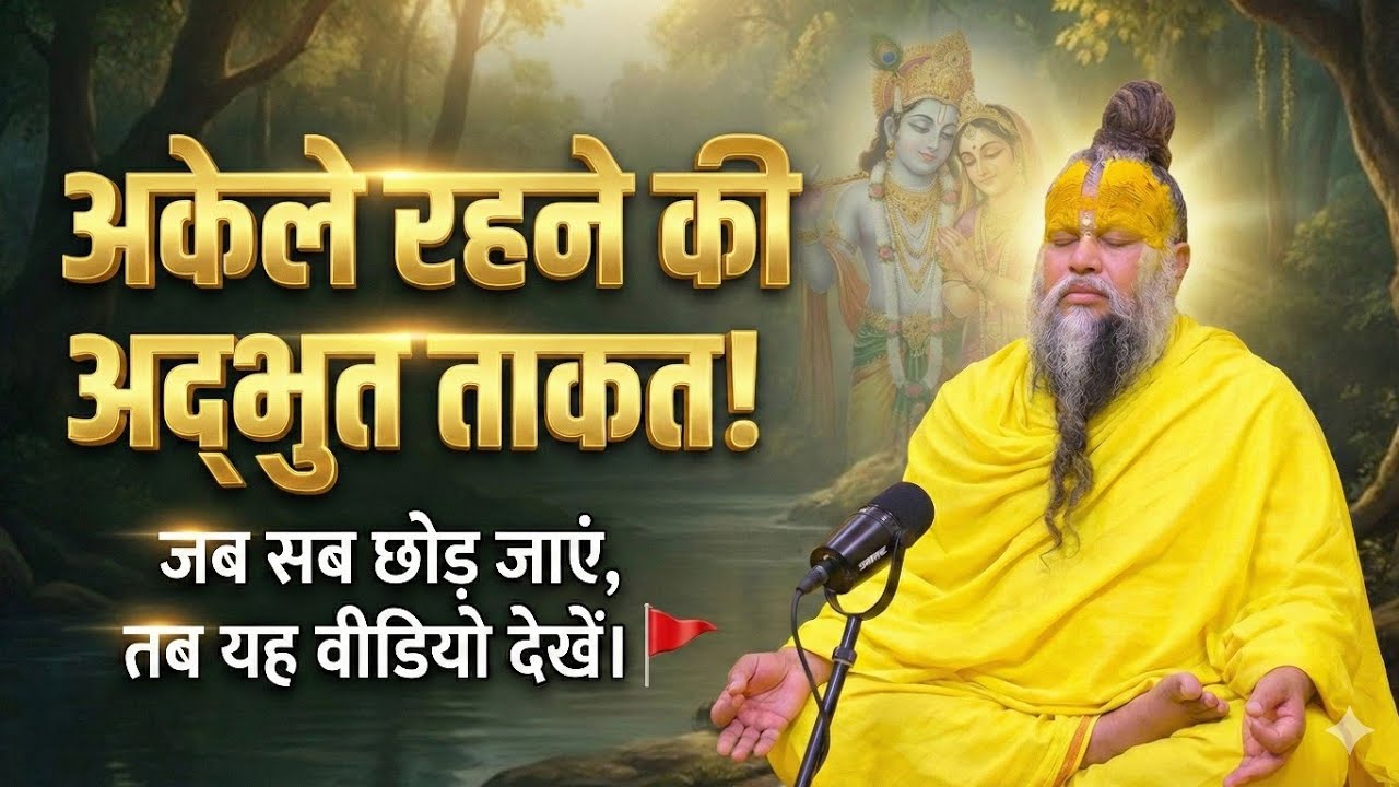 अकेले रहने की ताकत और सच्चा प्रेम क्या है? 🚩 प्रेमानंद जी का सबसे कड़वा सच! 🙏