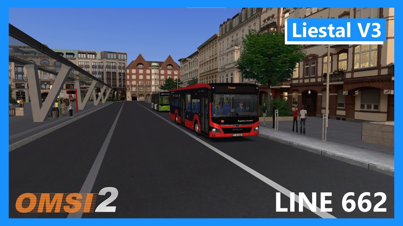 Liestal V3: Line 662 Solingen ZOB - Friedrichstadt, ZOB