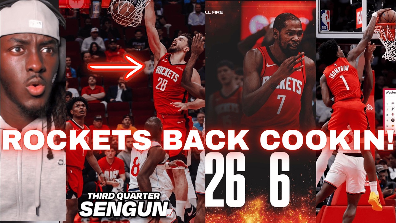 ROCKETS ARE HEATING UP!! Rockets Vs Clippers Highlights Reaction