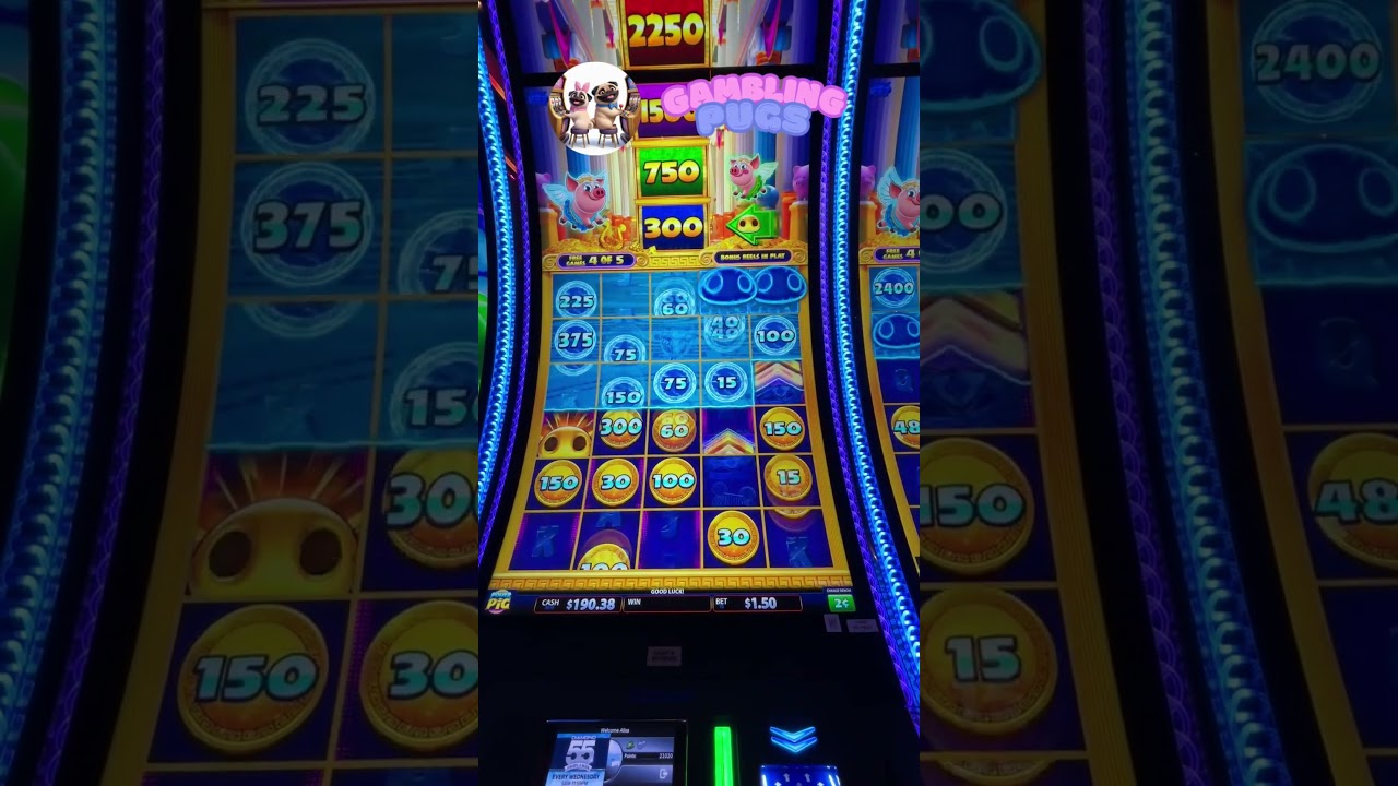 Power Pig DOUBLE BONUS 🐷💥 2&cent; Denom $1.50 Spin! #shorts #slots