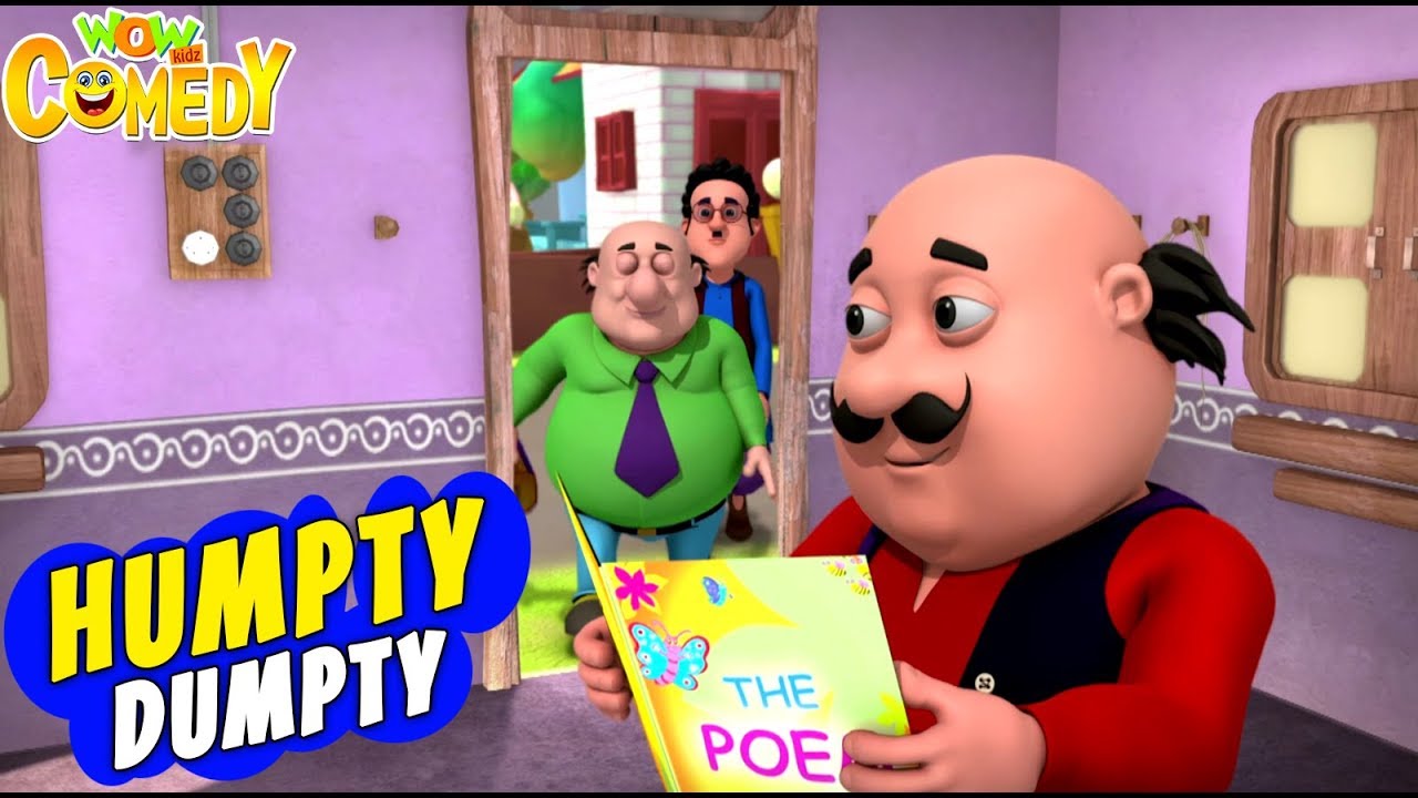 Motu Patlu Cartoon in Hindi |Humpty Dumpty| Ep 74A | 3D Animated Cartoon for Kids