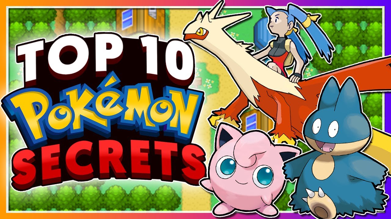 Top 10 SECRETS in the Pokémon Games!