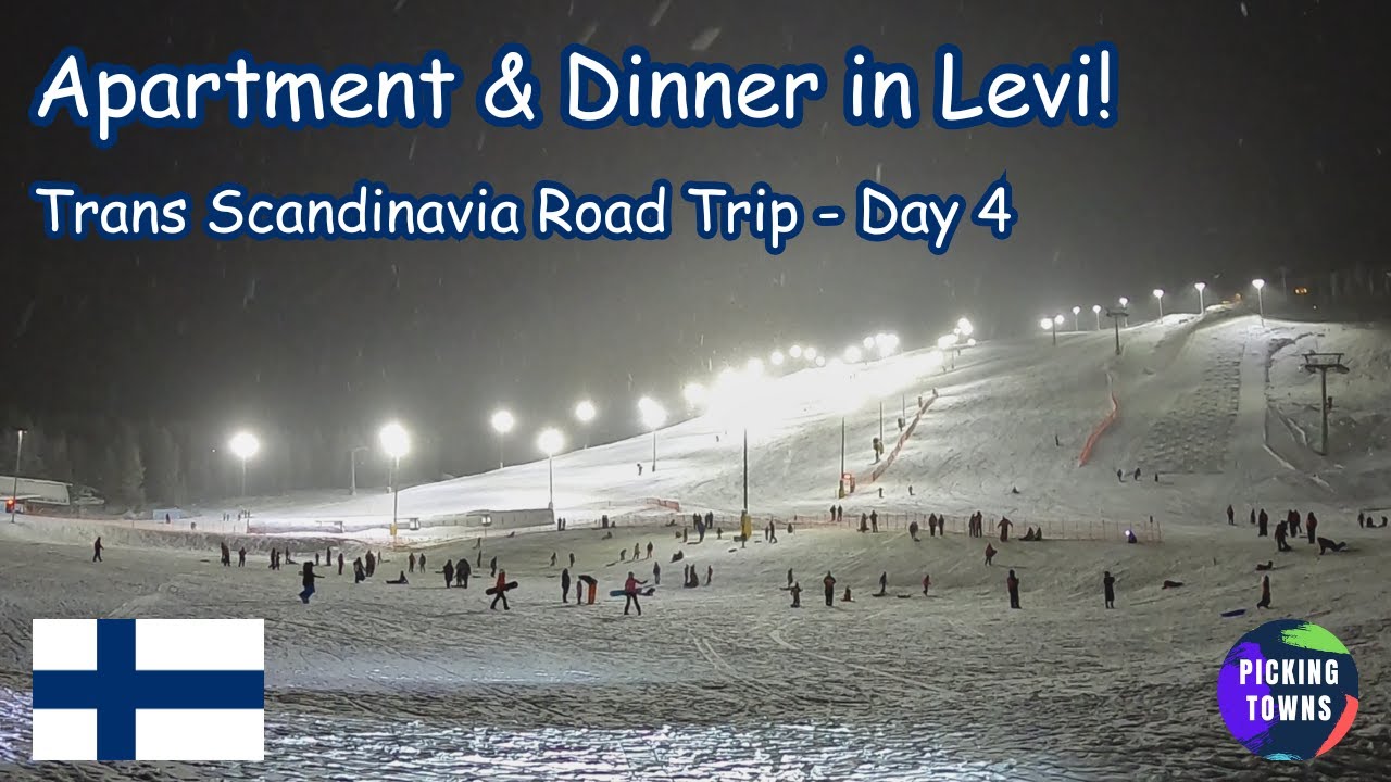 Ep. 40 - Apartment Tour & Dinner in Levi Ski Resort | Trans Scandinavia Road Trip - Day 4 | Finland