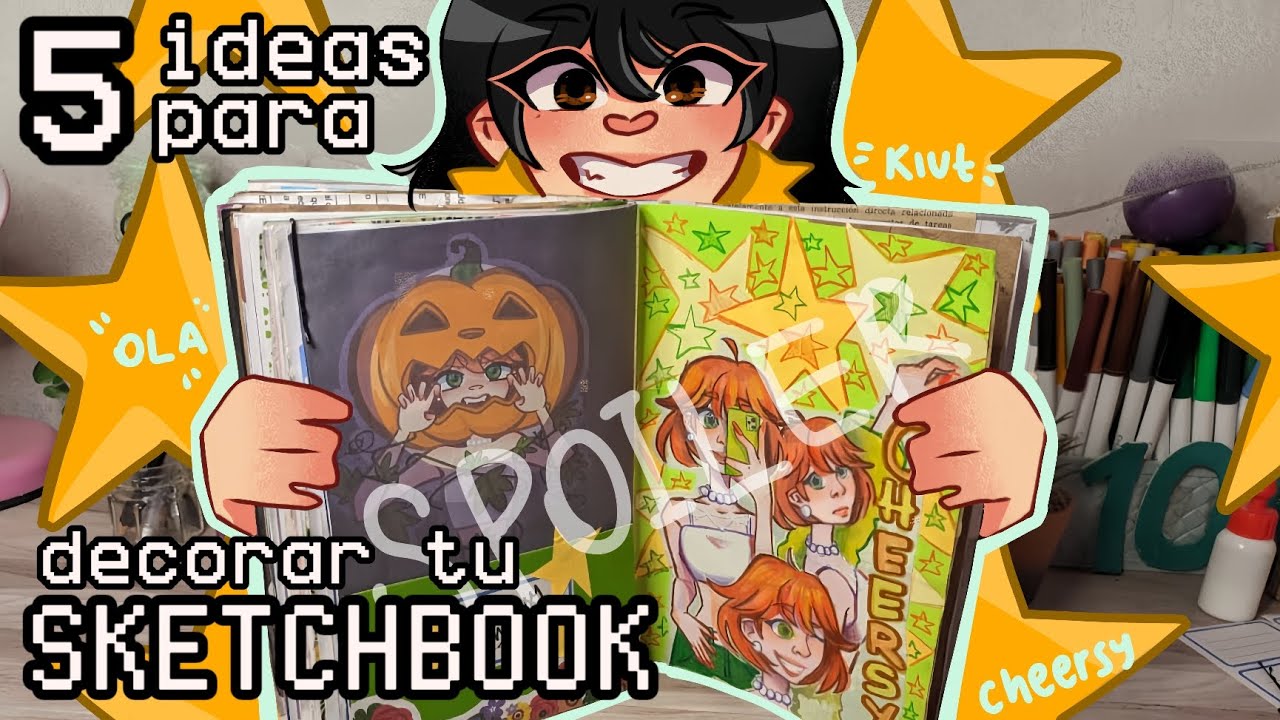★DECORANDO MI SKETCHBOOK★ ideas para decorar :3 by dammditto