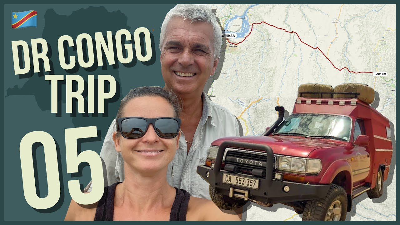 05 DRC Travel. Kinshasa to Lonzo Missionary. Roadblocks and Police. DRC Road conditions.