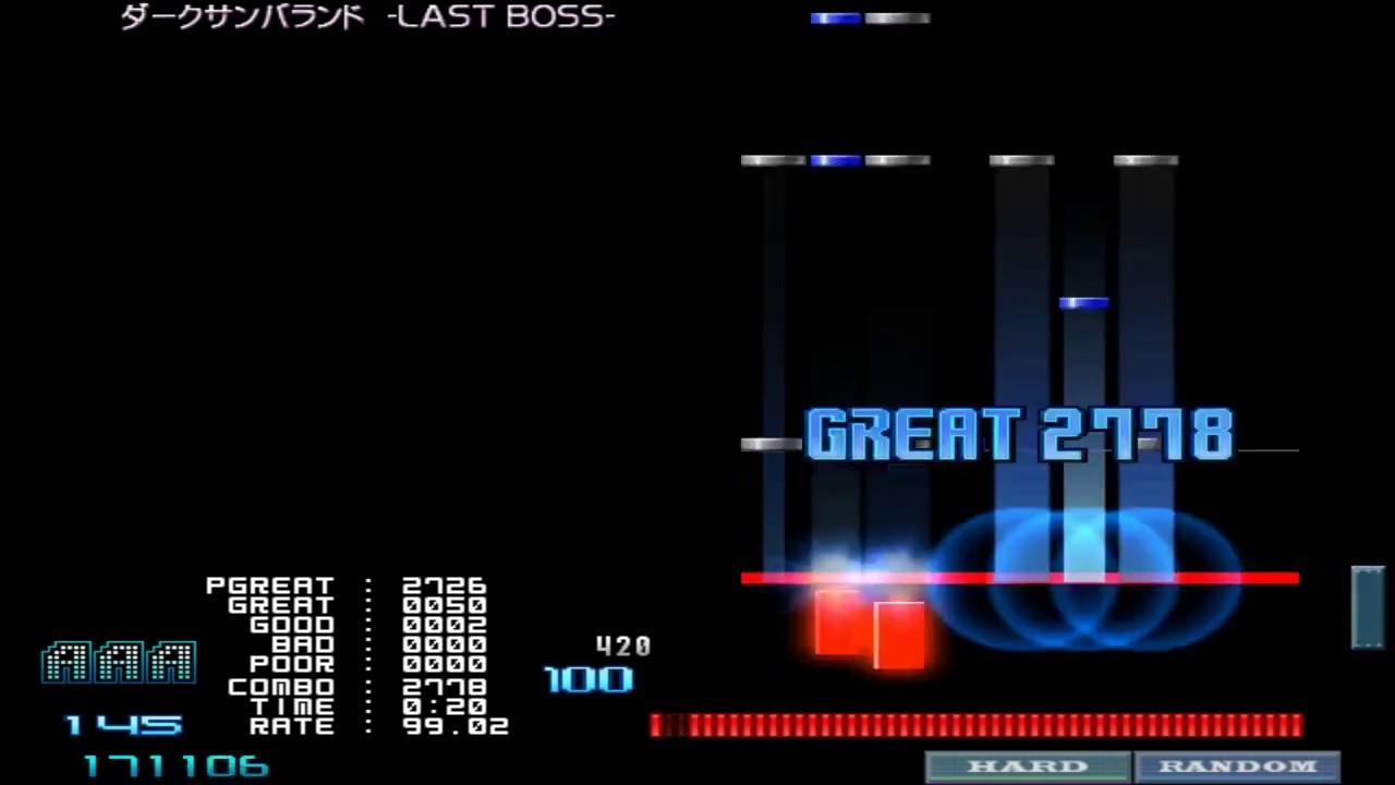 発狂BMS ★24 ダークサンバランド -LAST BOSS- 99.03% Player: Identity