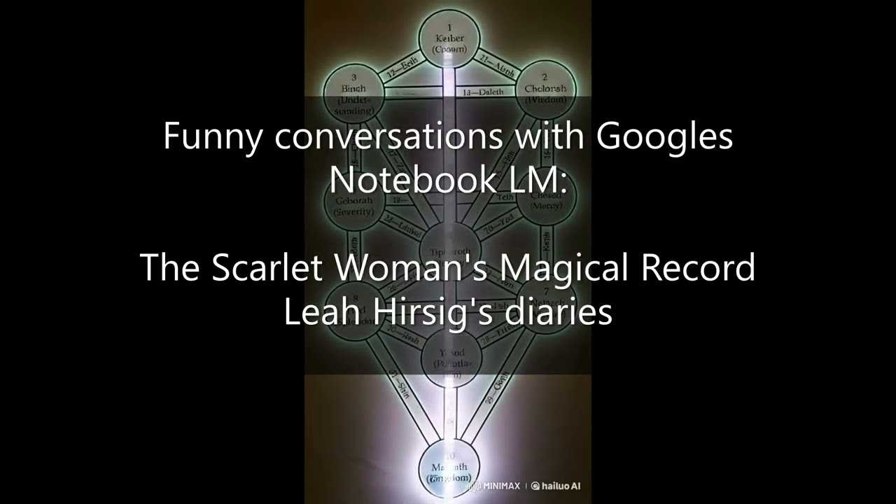 The Scarlet Woman's Magical Record Leah Hirsig's diaries - Conversations with Googles Notebook LM