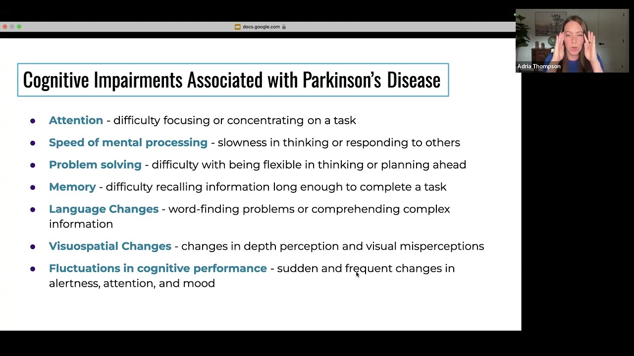 Inside the Parkinson's Mind: Understanding Cognitive Changes Webinar