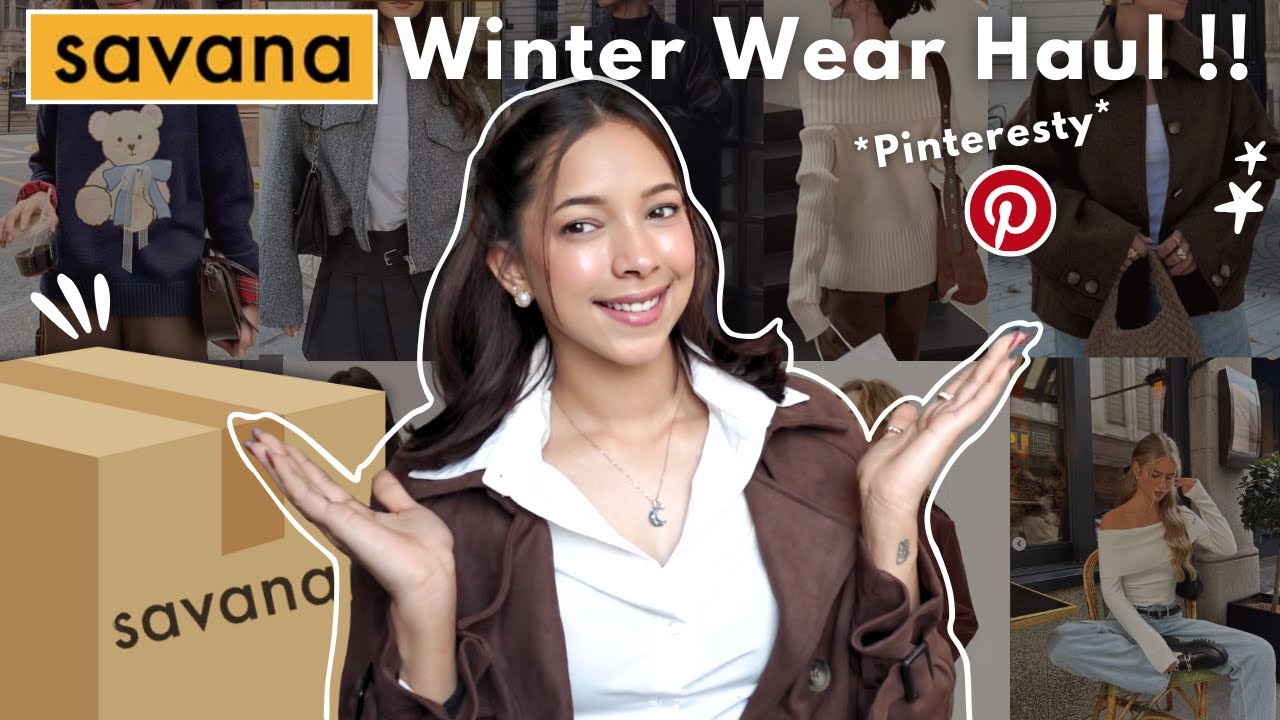 Savana *Pinterest Coded* Winter Wear Haul !! 😍❤️