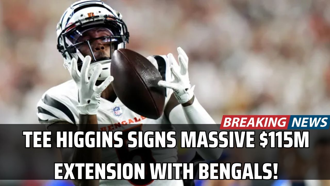Tee Higgins Signs $115 Million Extension with Bengals &ndash; Full Details! । USA TODAY NEWS