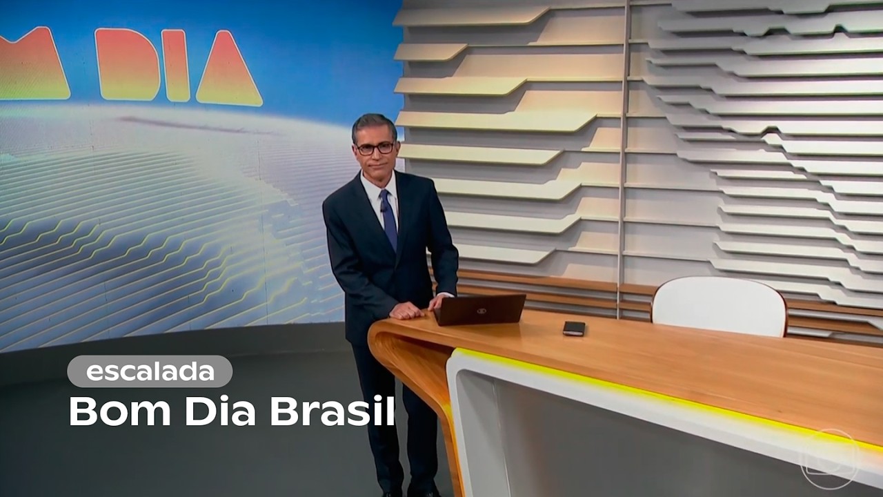 Escalada do Bom Dia Brasil em cen&aacute;rio diferente (02/03/2026)