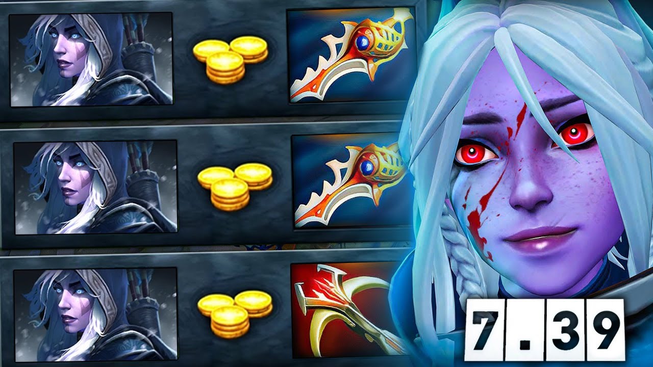 x2 Divine Rapier + Daedalus Drow Ranger Comeback🔥🔥🔥32Kills One Shot 7.39 Patch | Dota 2
