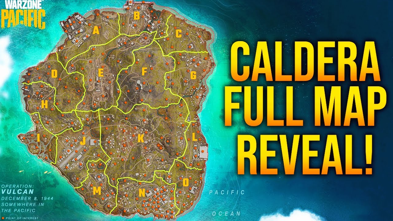 WARZONE: CALDERA TRAILER AND LOCATIONS REVEALED! (Full Map Overview)