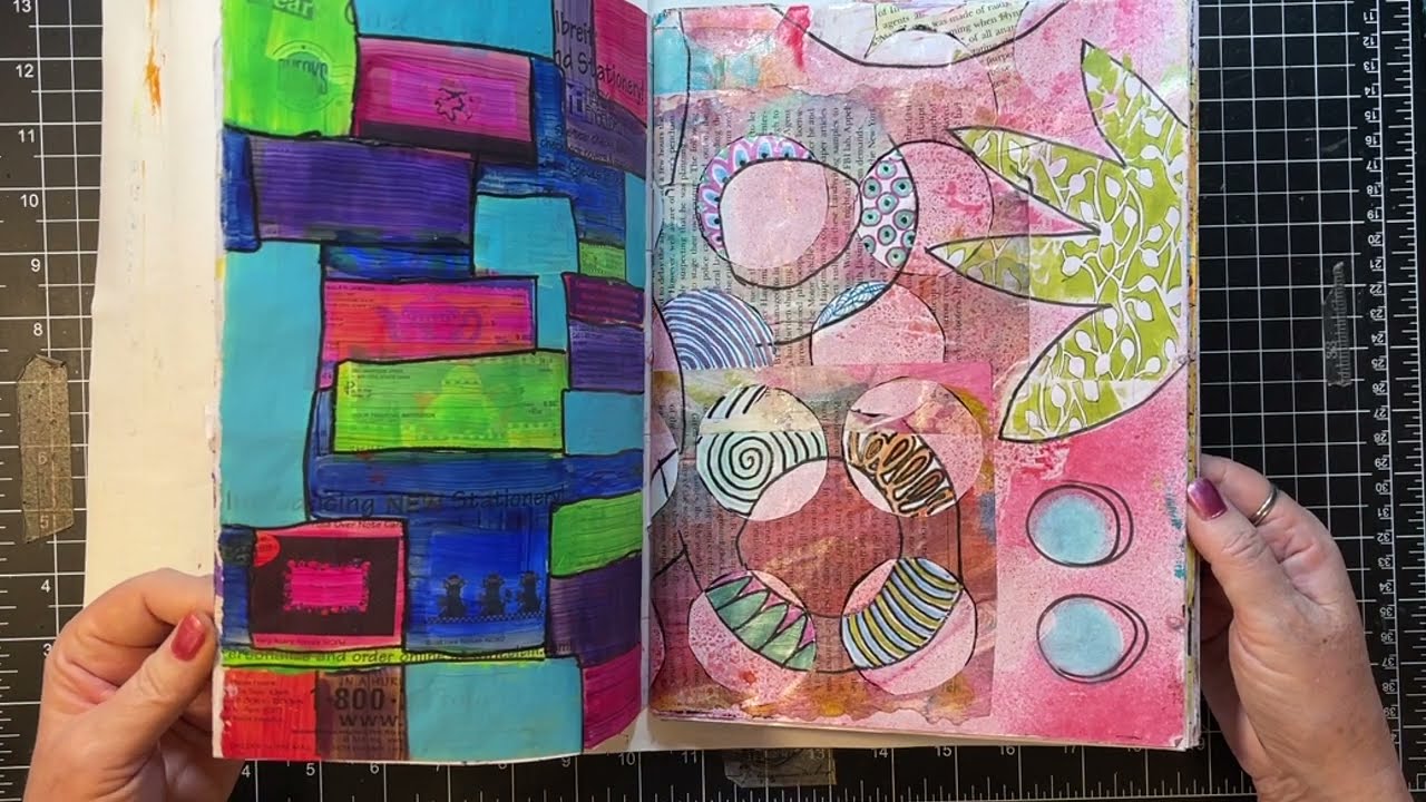 Mixed Media Monday!  Making and Using Drop Paper Journals!