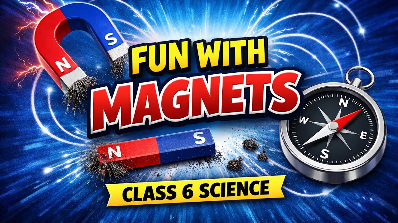 Ncert, class 6,science, chapter 13, fun with magnets