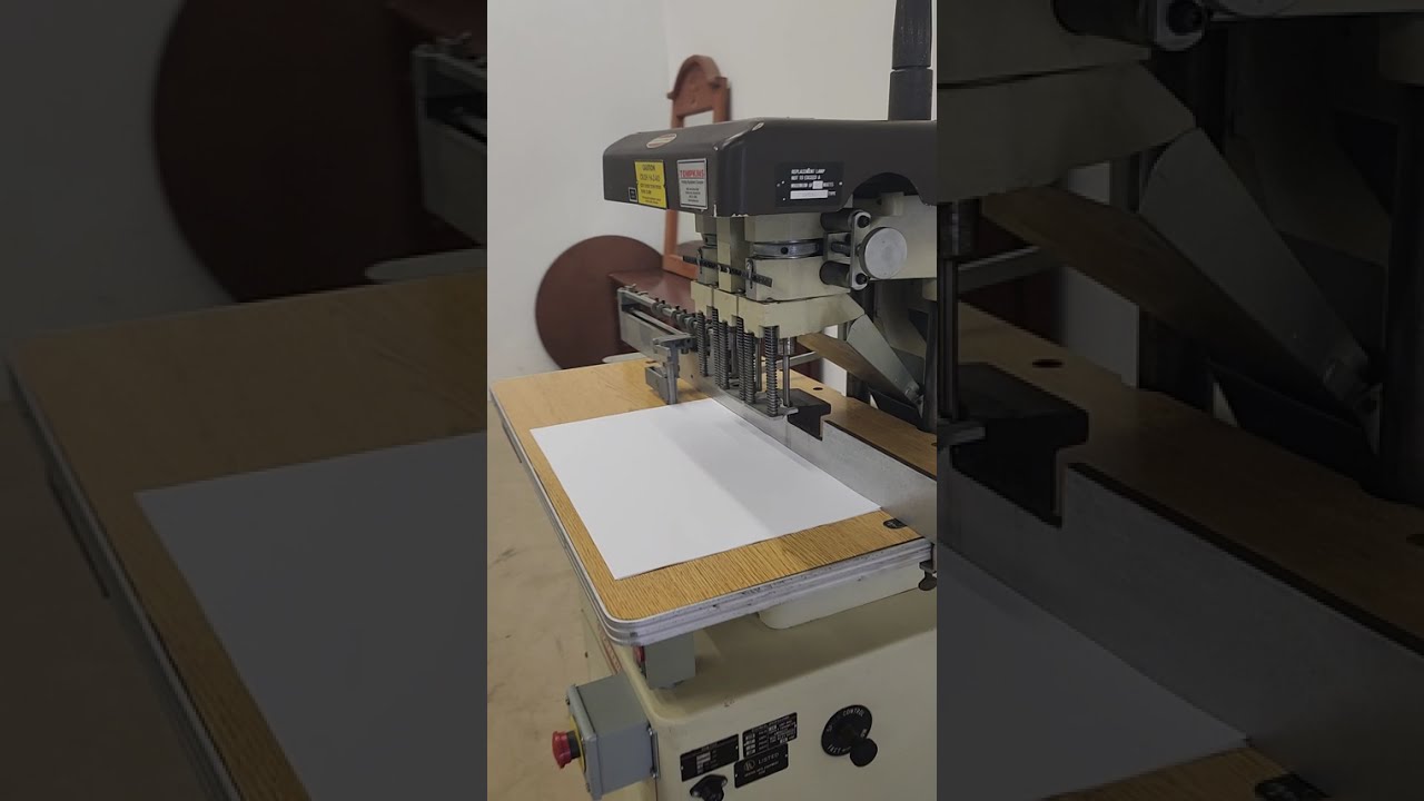 Challenge Hydraulic 3 Sindle Paper Drill
