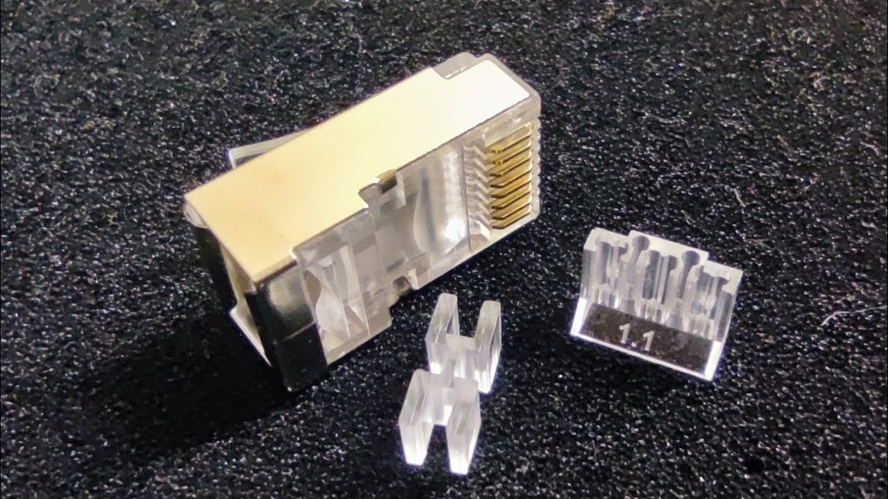 Коннектор RJ45 STP категории 6А, со вставкой (GP-S28850BE3.92LV2Z)