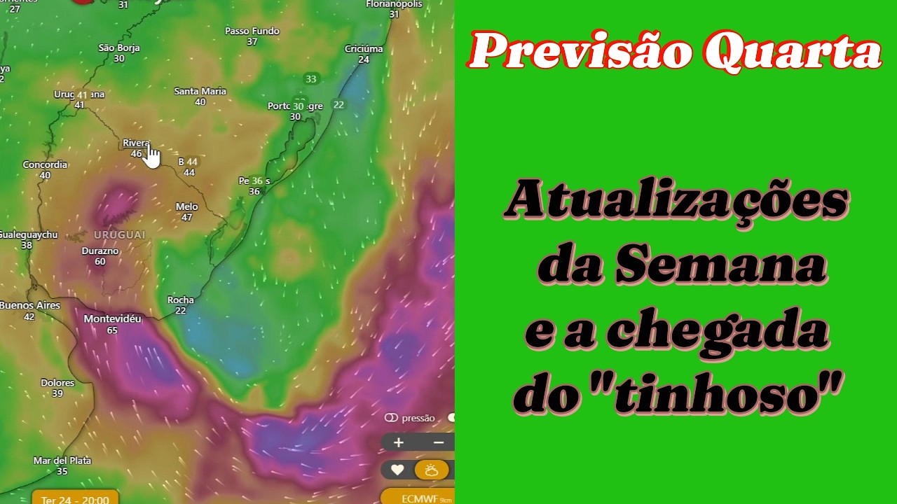 Previsão para quarta dia 18 de fevereiro