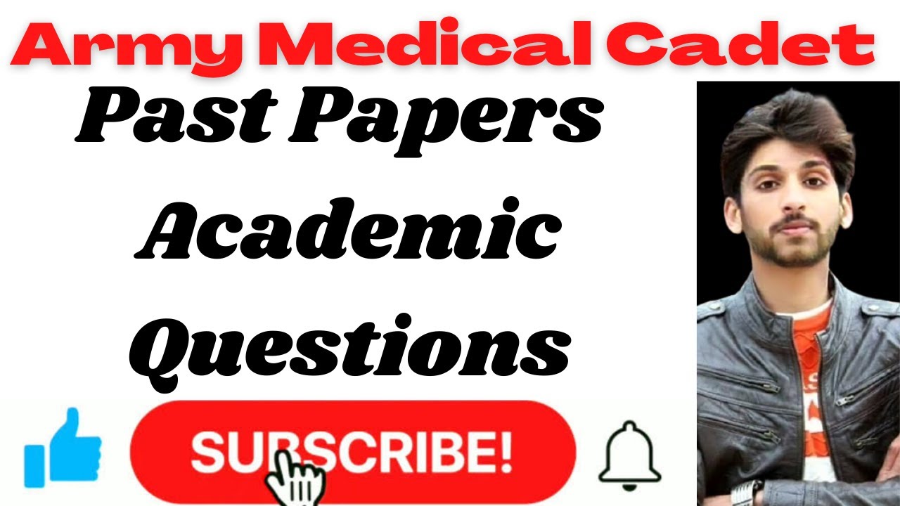 Army Medical Cadet Past Papers Academic Portion || All Subjects With Experience