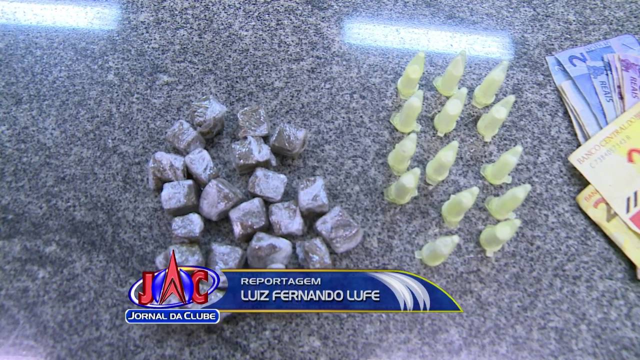 Pol&iacute;cia apreende maconha no Parque Ribeir&atilde;o - Jornal da Clube (21/05/2016)