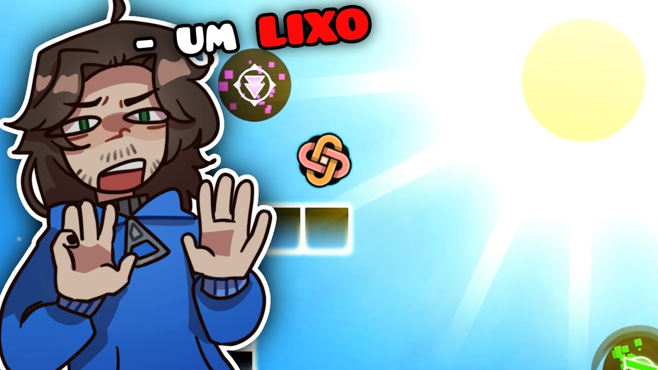 Julguei BRUTALMENTE as suas fases no Geometry Dash