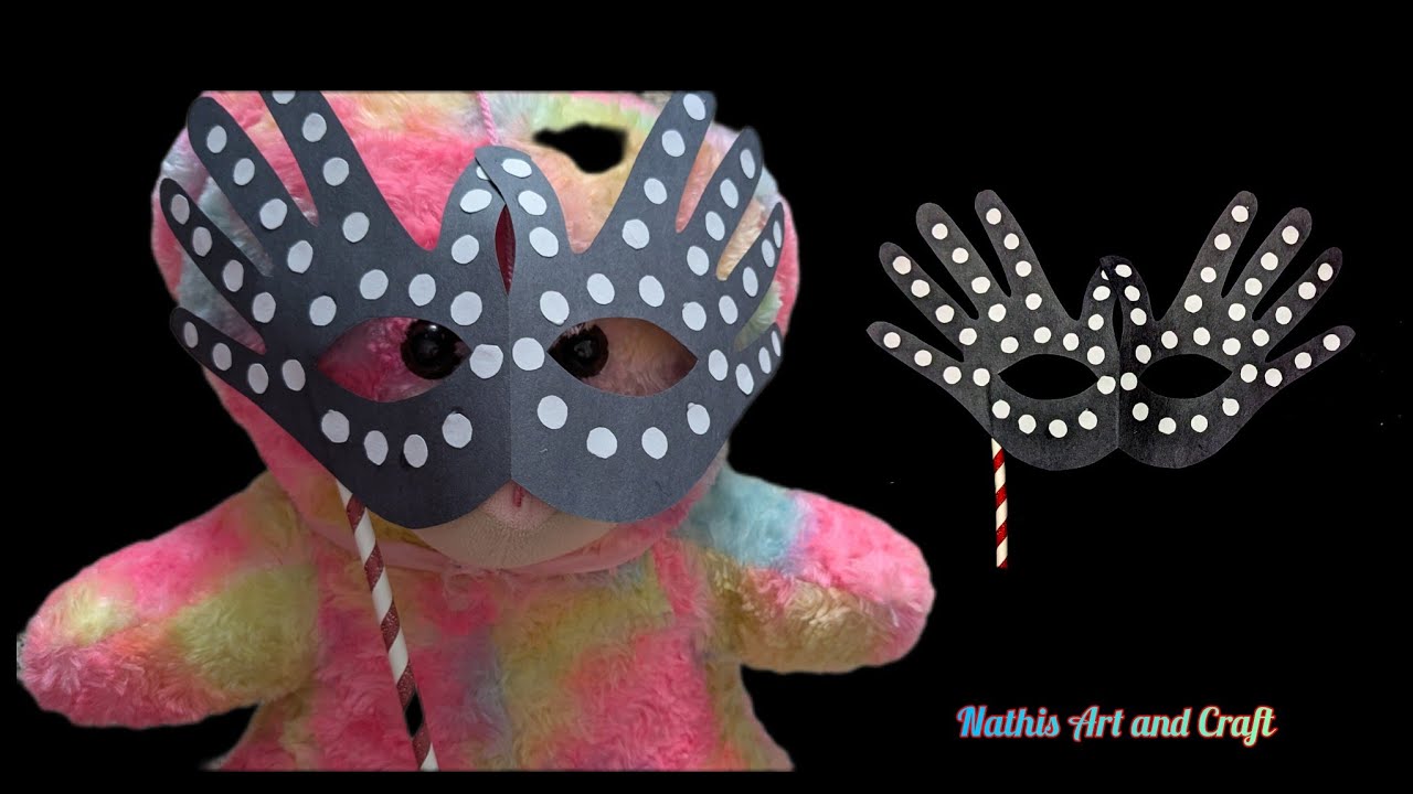 How to make paper mask/Easy crafts for kids/Simple Amazing paper craft ideas/DIY/@nathisartandcraft