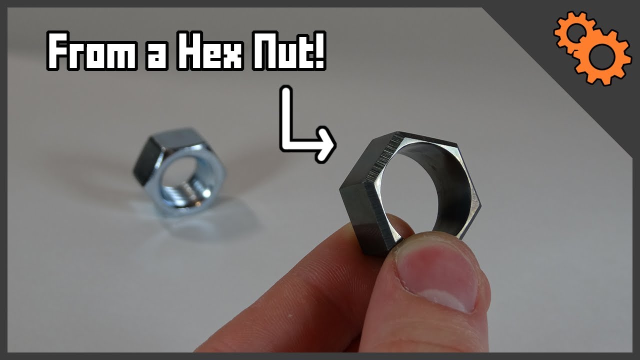 How to Make a Beautiful Hex Nut Ring