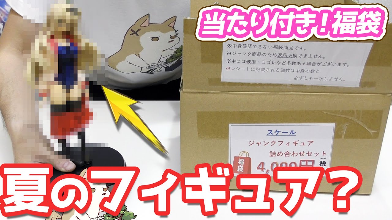 夏っぽいフィギュア多め？1箱4000円の当たり付きフィギュア福袋開けてみた