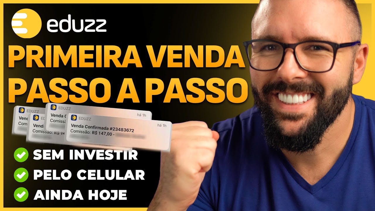Como Fiz a Primeira Venda como Afiliado na Eduzz (Passo a Passo Real)