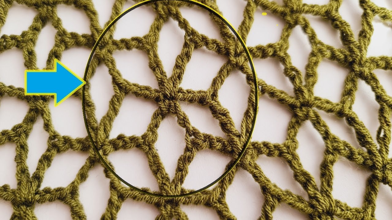 CIELO de ESTRELLAS a crochet - punto fantasía, calado, TODO EN CROCHET