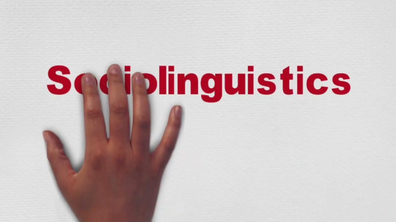 Sociolinguistics: Definitions and examples (summary) s5