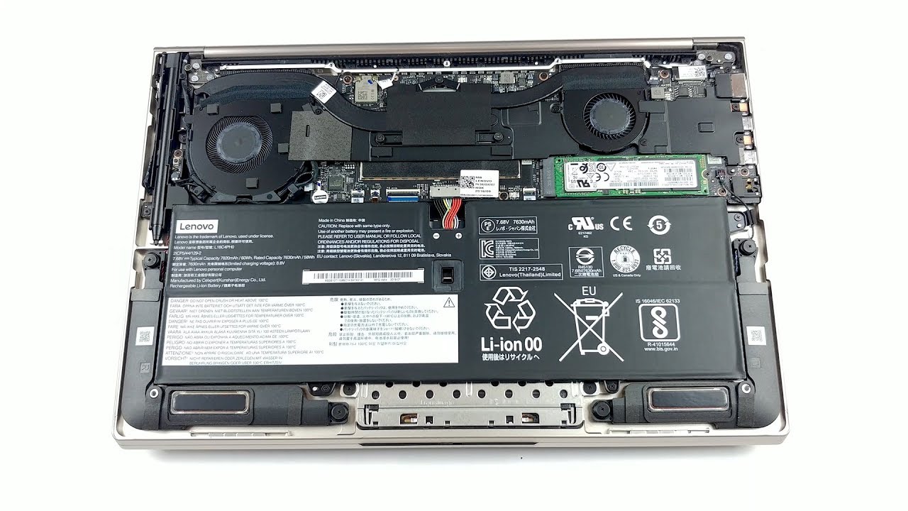 Lenovo Yoga C940 (14) - disassembly and upgrade options