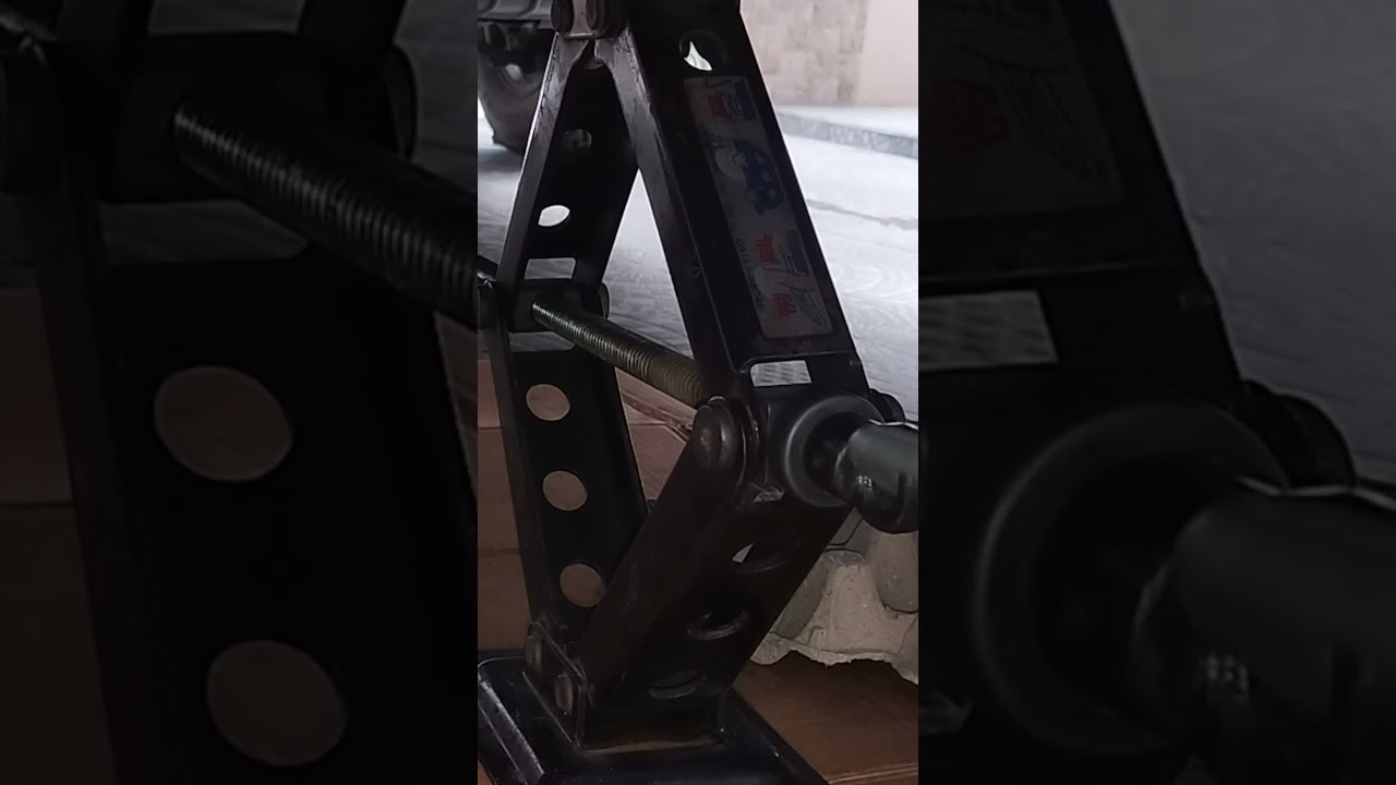 Scissors Car Jack Mishap 